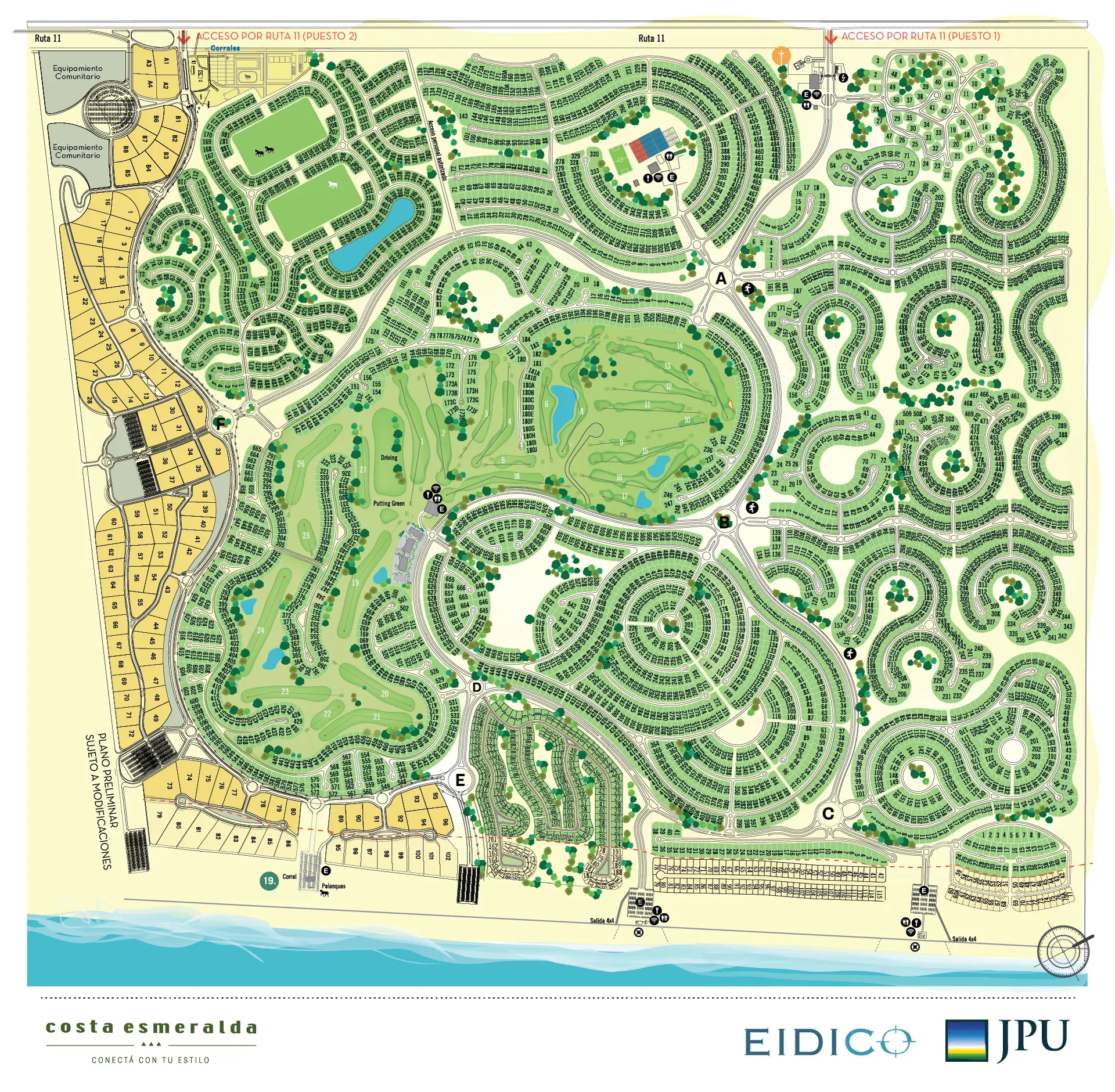 Master plan de Costa Esmeralda